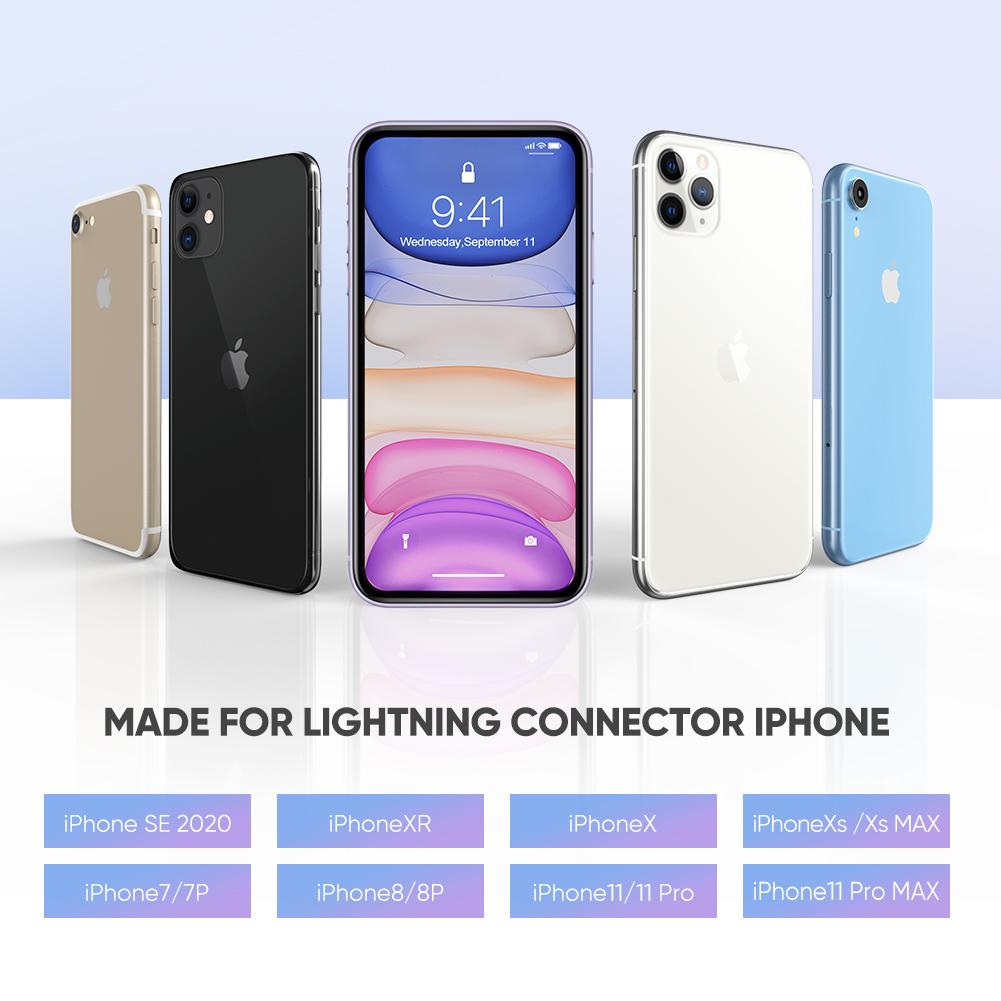 mousebows Lightning to 3.5mm Adapter Apple MFi Certified