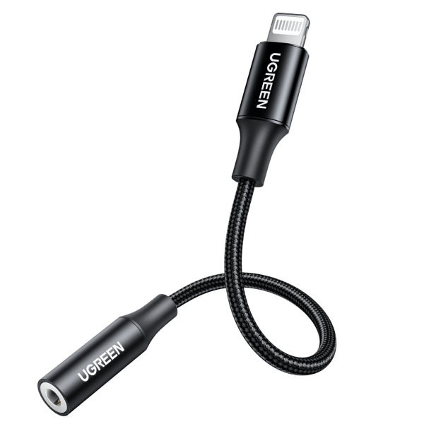 mousebows Lightning to 3.5mm Adapter Apple MFi Certified