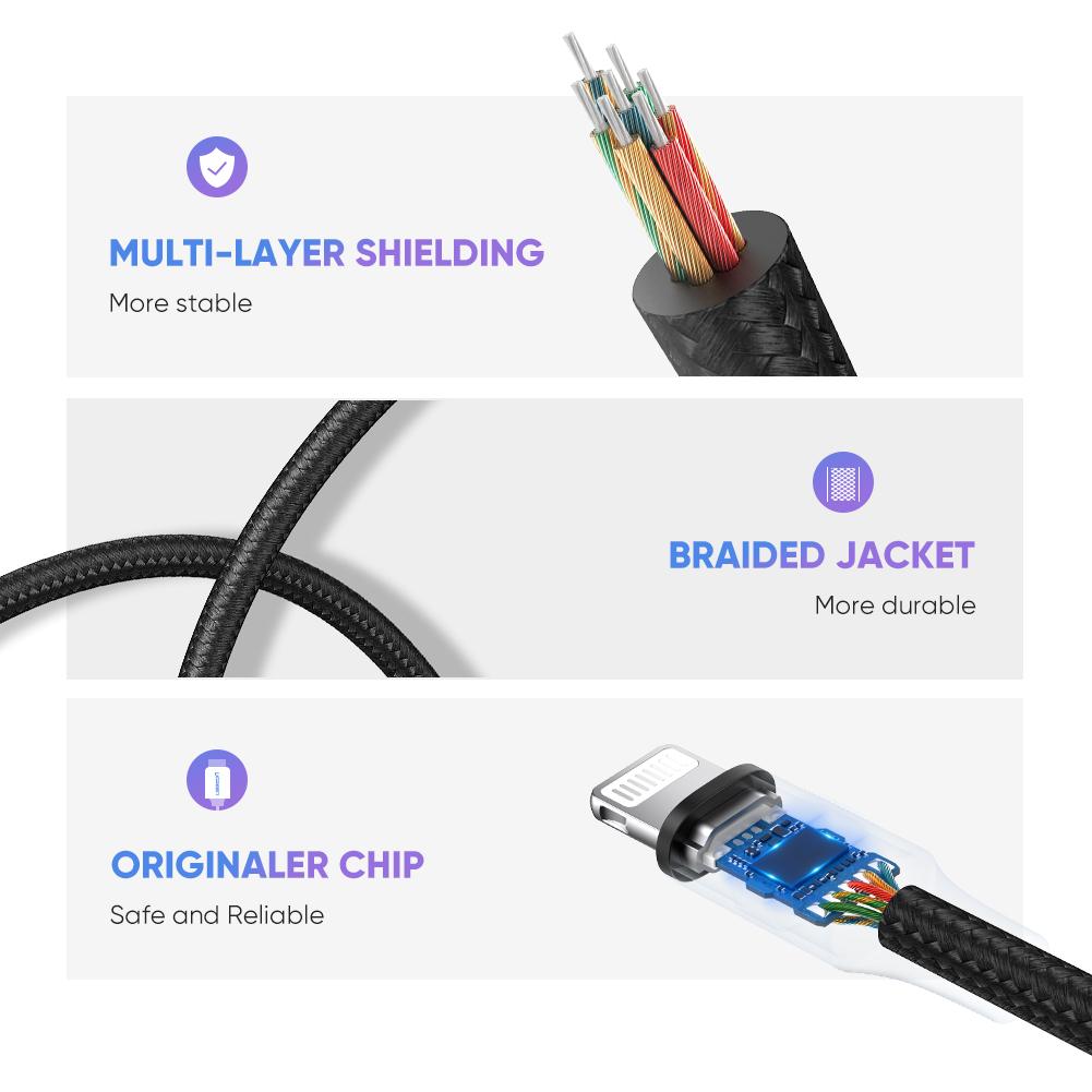 mousebows Lightning to 3.5mm Adapter Apple MFi Certified