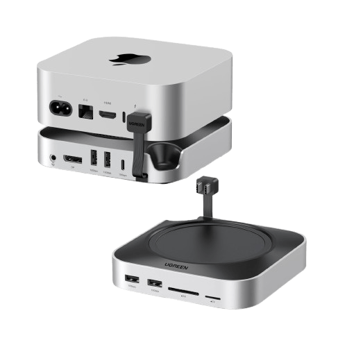 mousebows Mac mini M4 Dock with 4K144Hz Display Port and SSD Enclosure
