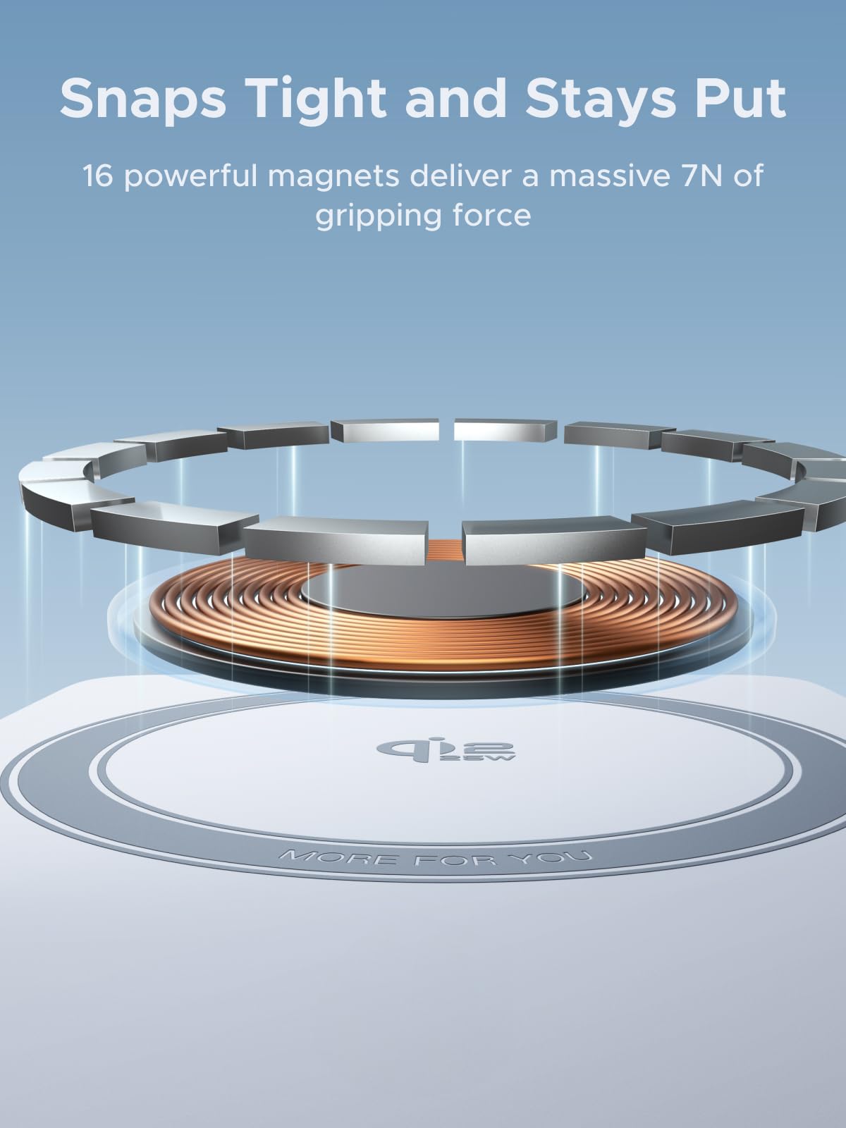 mousebows MagFlow 2-in-1 Magnetic Wireless Charger 25W (MagSafe compatible)