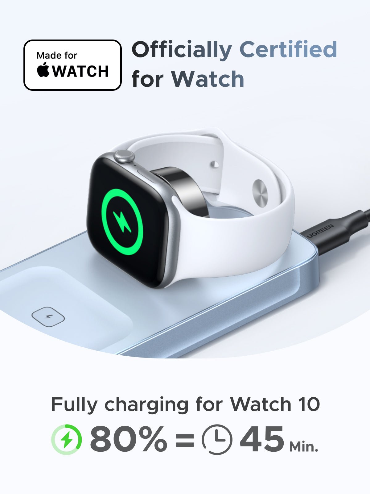 mousebows MagFlow 3-in-1 Magnetic Wireless Charger (Qi2 25W, MagSafe-Compatible)