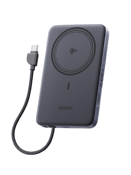 mousebows MagFlow Air Magnetic Power Bank (10000mAh, Qi2 15W)