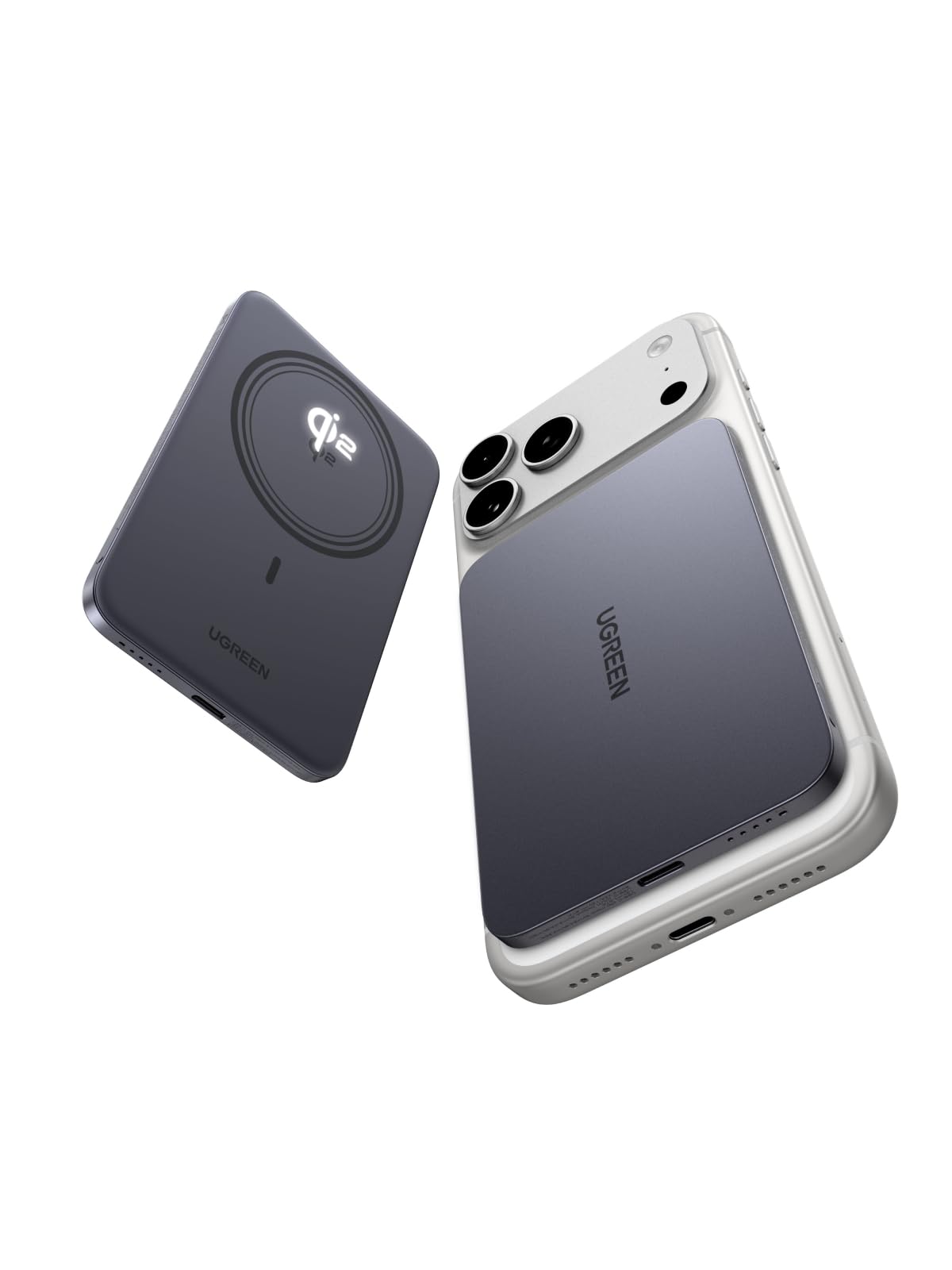 mousebows MagFlow Air Magnetic Power Bank (5000mAh, Qi2 15W)