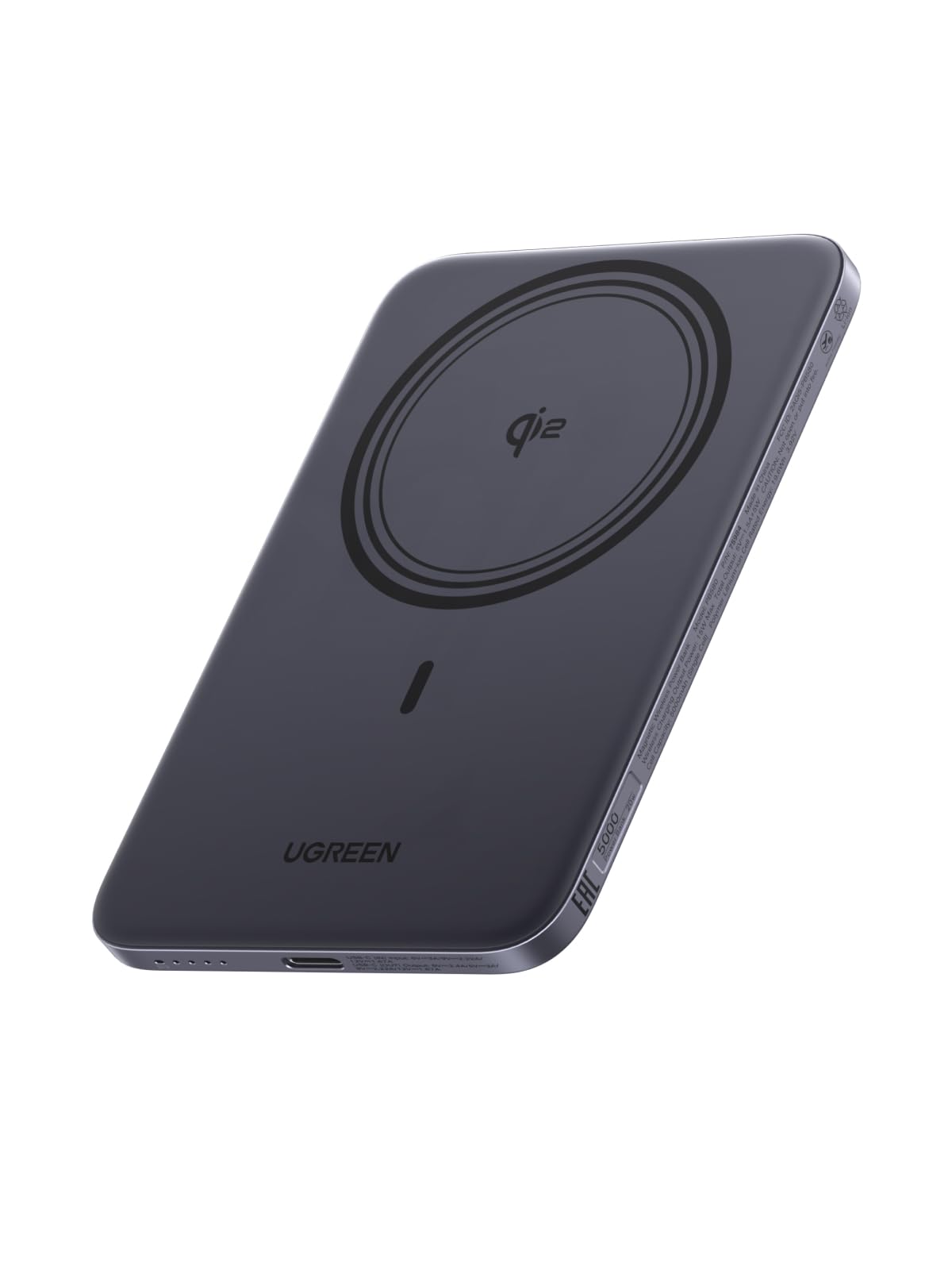 mousebows MagFlow Air Magnetic Power Bank (5000mAh, Qi2 15W)
