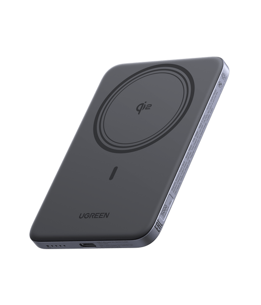 mousebows MagFlow Air Magnetic Power Bank (5000mAh, Qi2 15W)