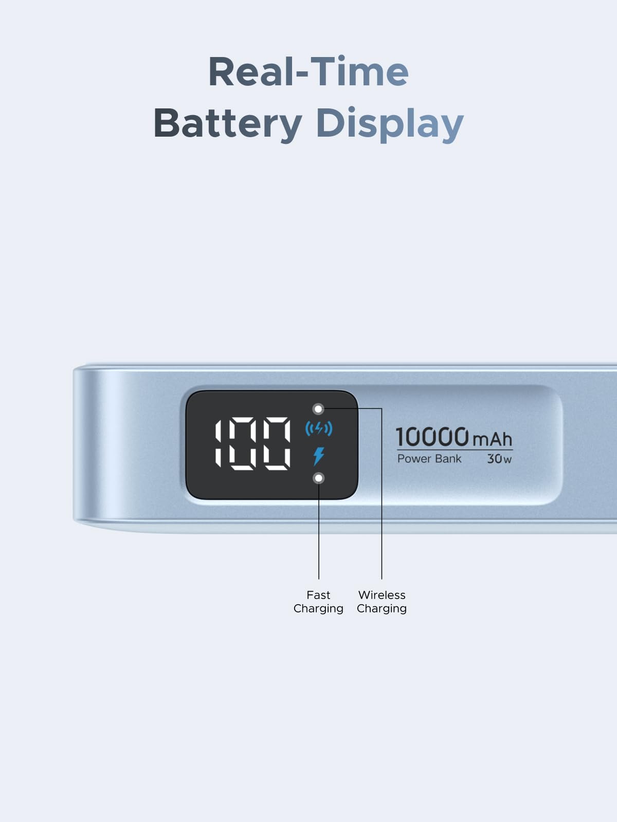 mousebows MagFlow Magnetic Wireless Power Bank 10000mAh Qi2 25W