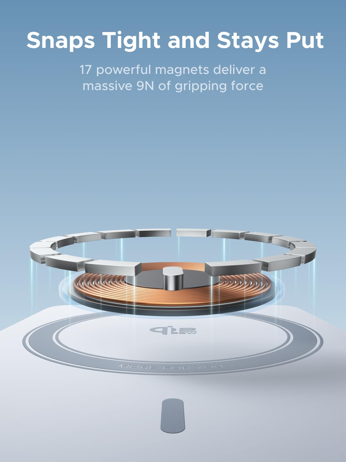 mousebows MagFlow Magnetic Wireless Power Bank 10000mAh Qi2 25W