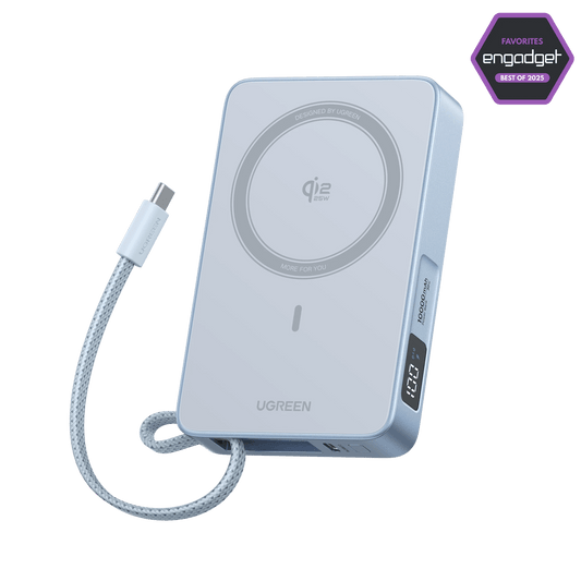 mousebows MagFlow Magnetic Wireless Power Bank 10000mAh Qi2 25W