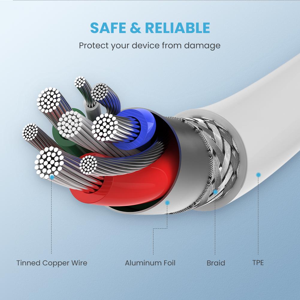 mousebows MFi USB-C to Lightning Charging Cable