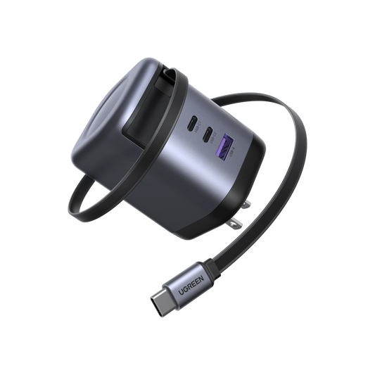 mousebows Nexode 100W Charger with Retractable USB-C Cable