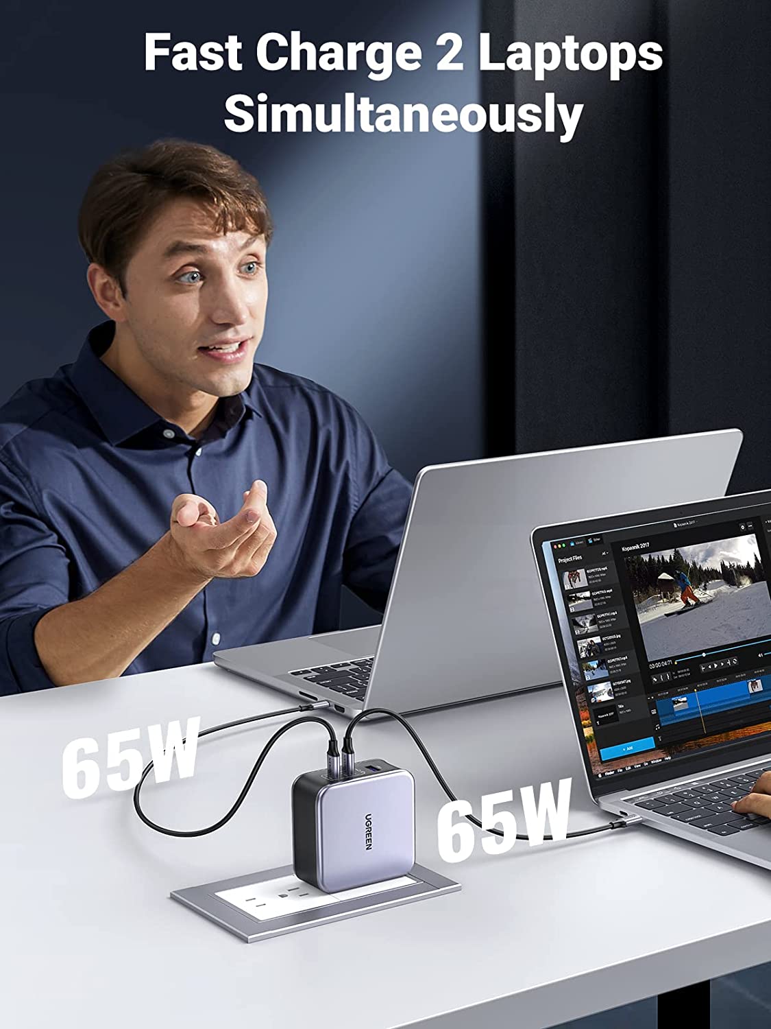 mousebows Nexode 140W 3-Port Charger