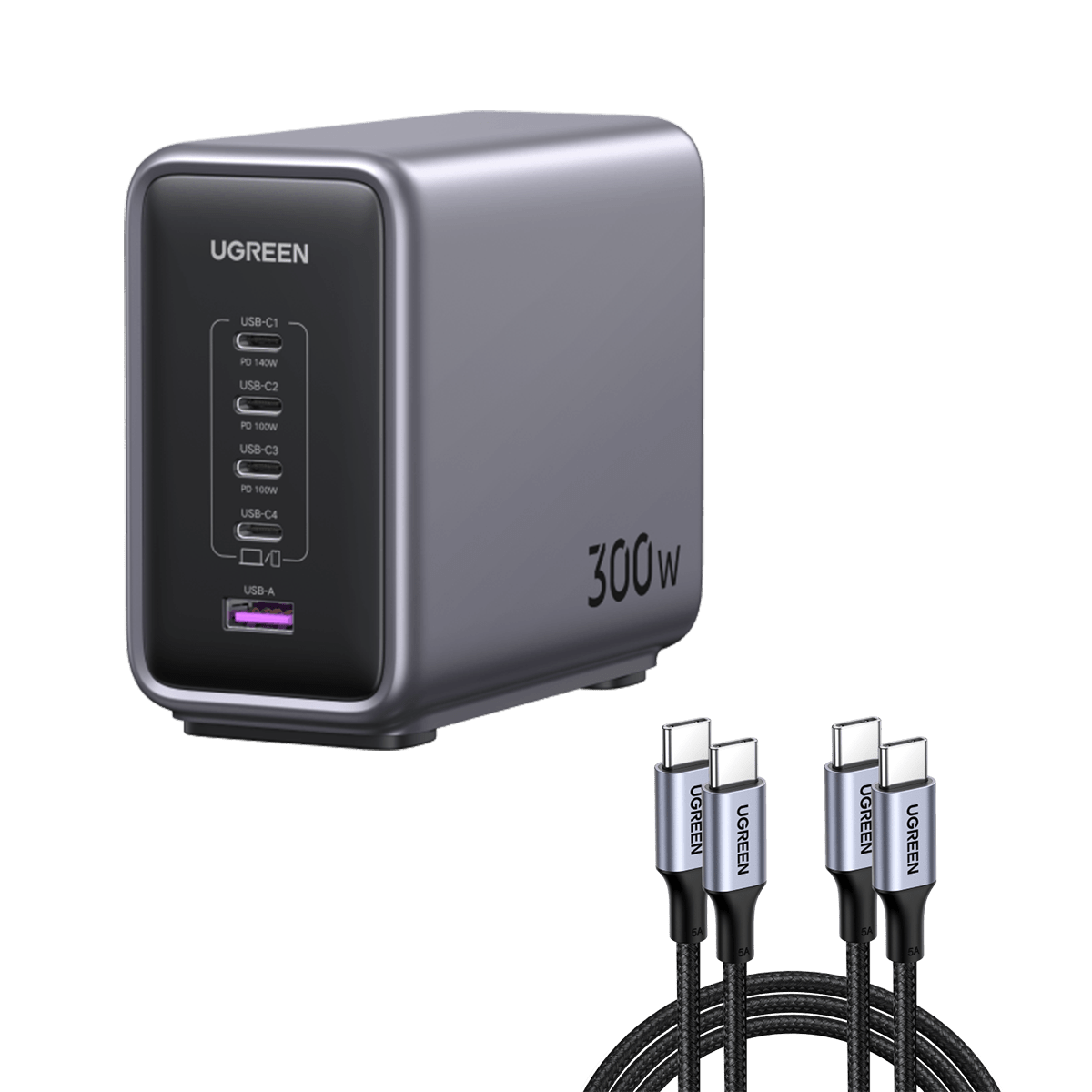 mousebows Nexode 300W 5-Port Desktop Charger