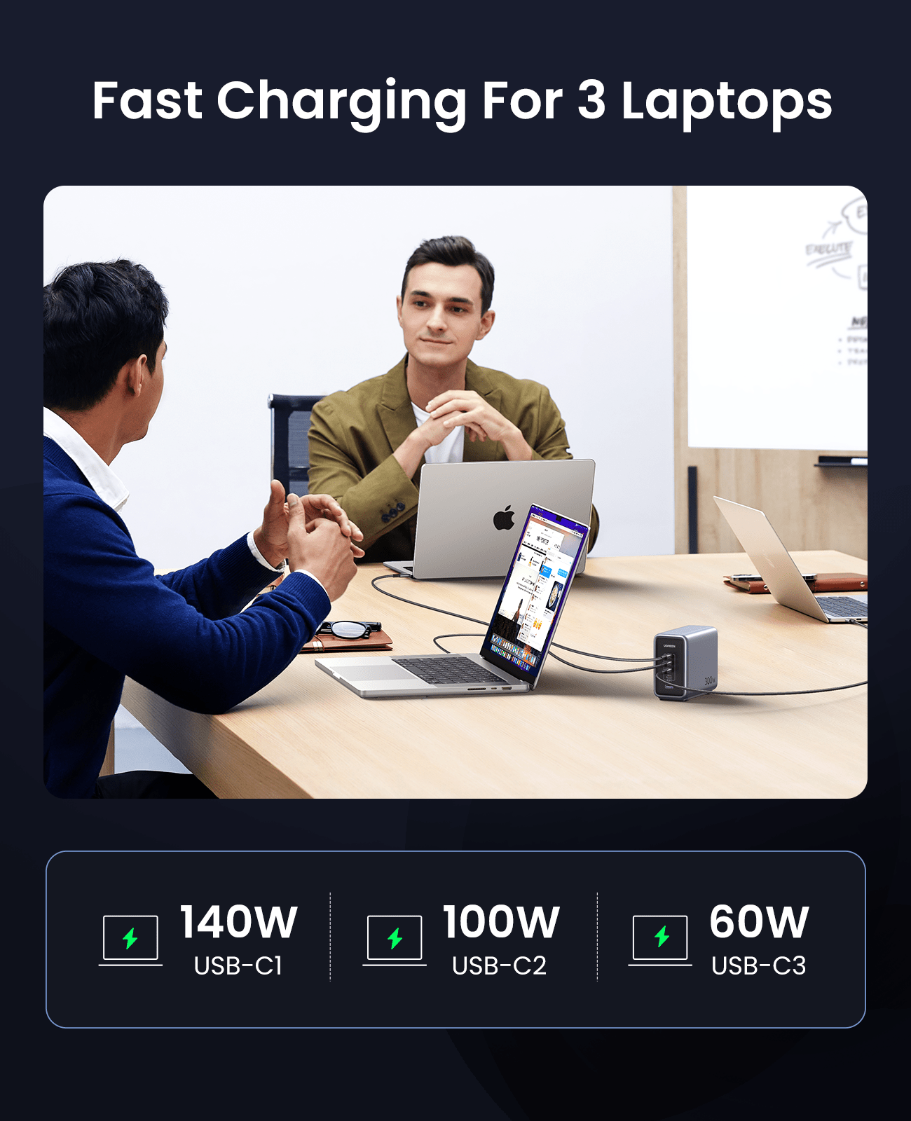 mousebows Nexode 300W 5-Port Desktop Charger