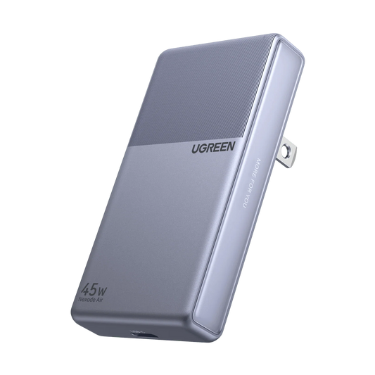 mousebows Nexode Air Slim USB-C Charger (45W, Foldable Plug)