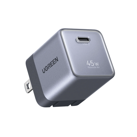 mousebows Nexode Air USB-C Charger (45W, GaN, Foldable Plug)