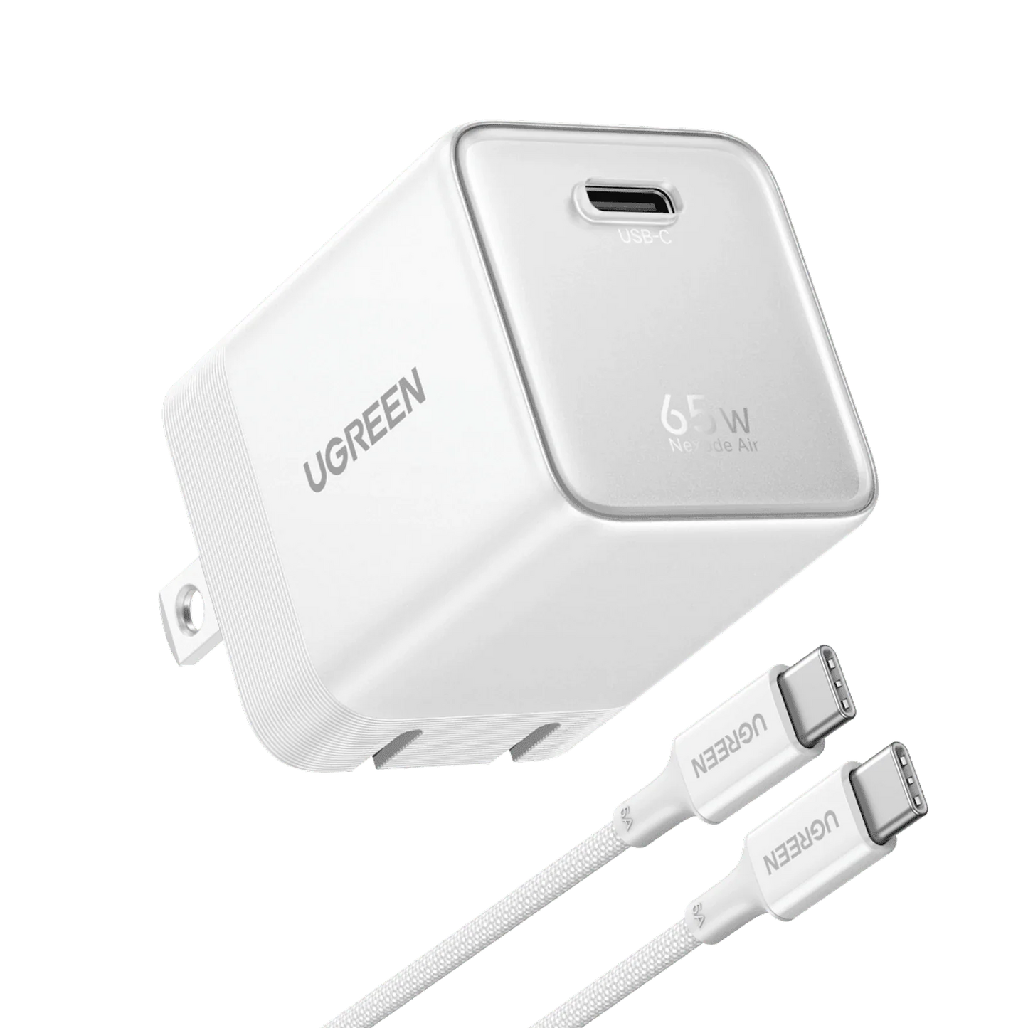 mousebows Nexode Air USB-C Charger (65W, GaN, Foldable Plug)