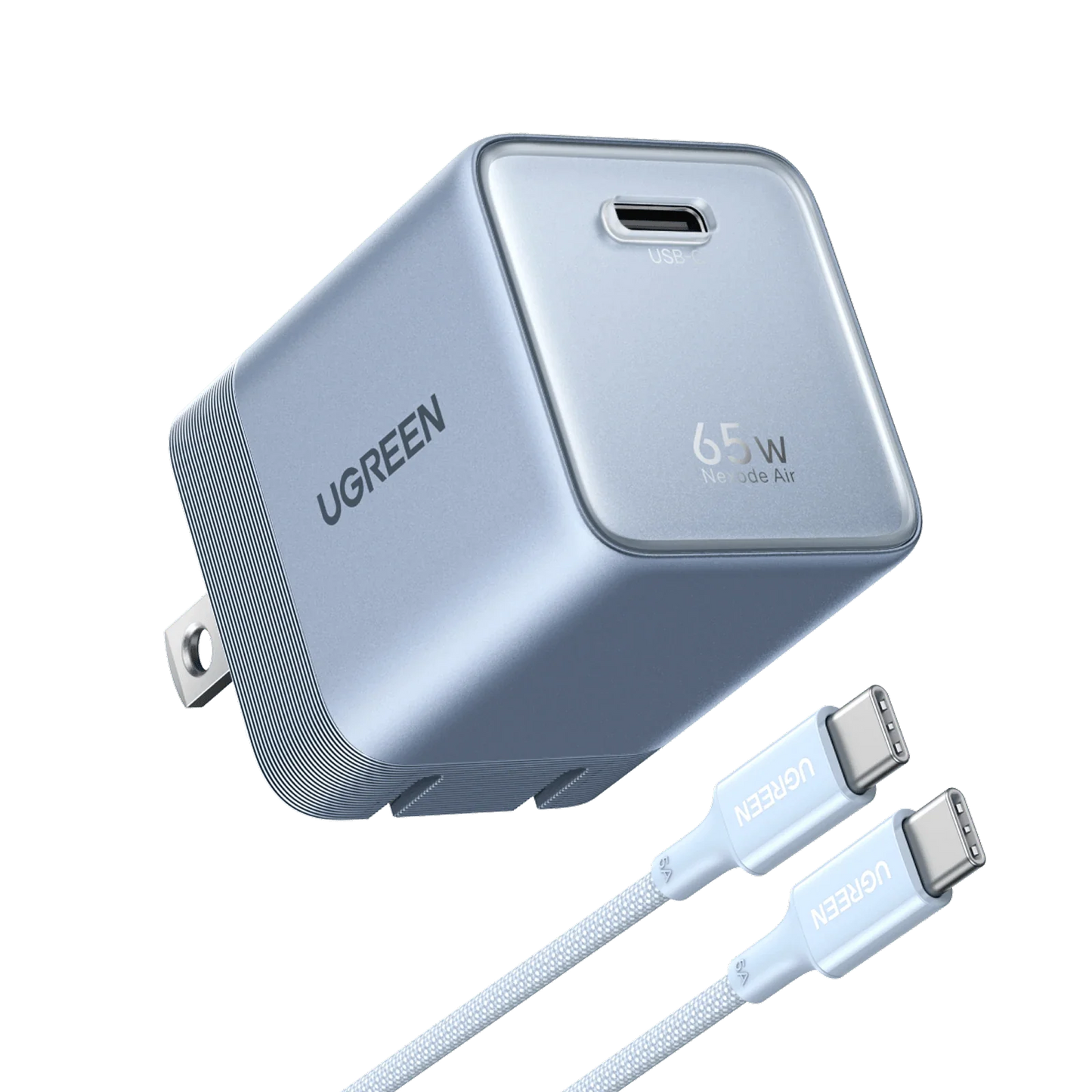 mousebows Nexode Air USB-C Charger (65W, GaN, Foldable Plug)