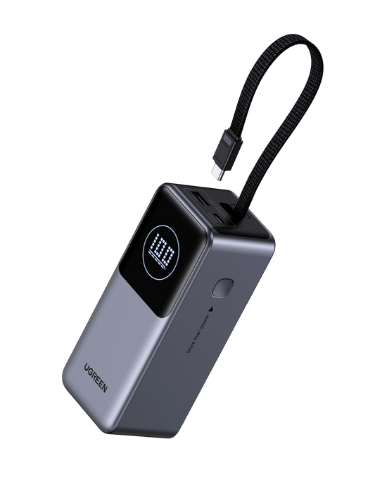 mousebows Nexode Power Bank 20000mAh 130W with Built-in USB-C Cable