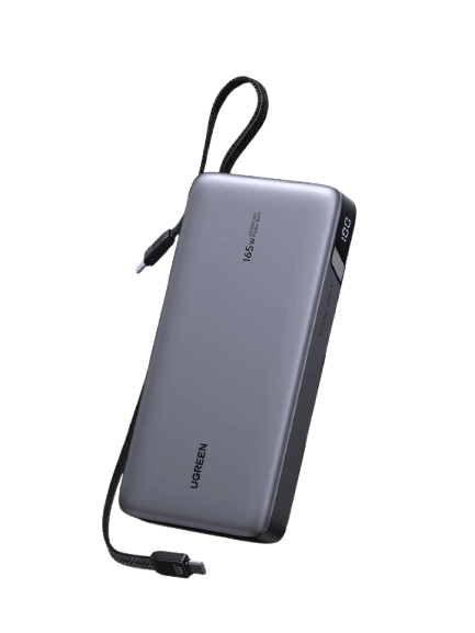 mousebows Nexode Power Bank 25000mAh 165W with Built-in Cables
