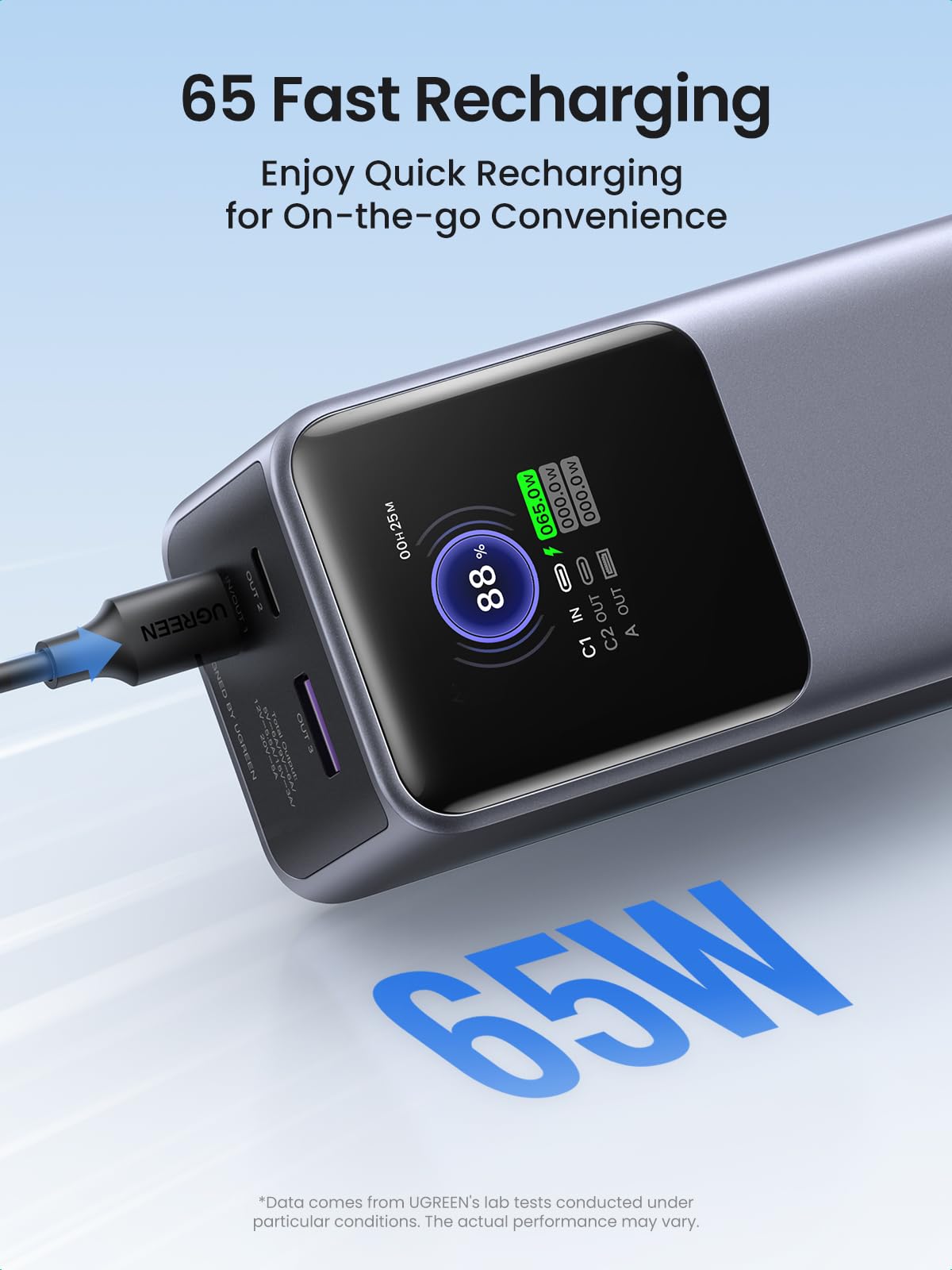 mousebows Nexode Power Bank 25000mAh 200W with Smart Digital Display