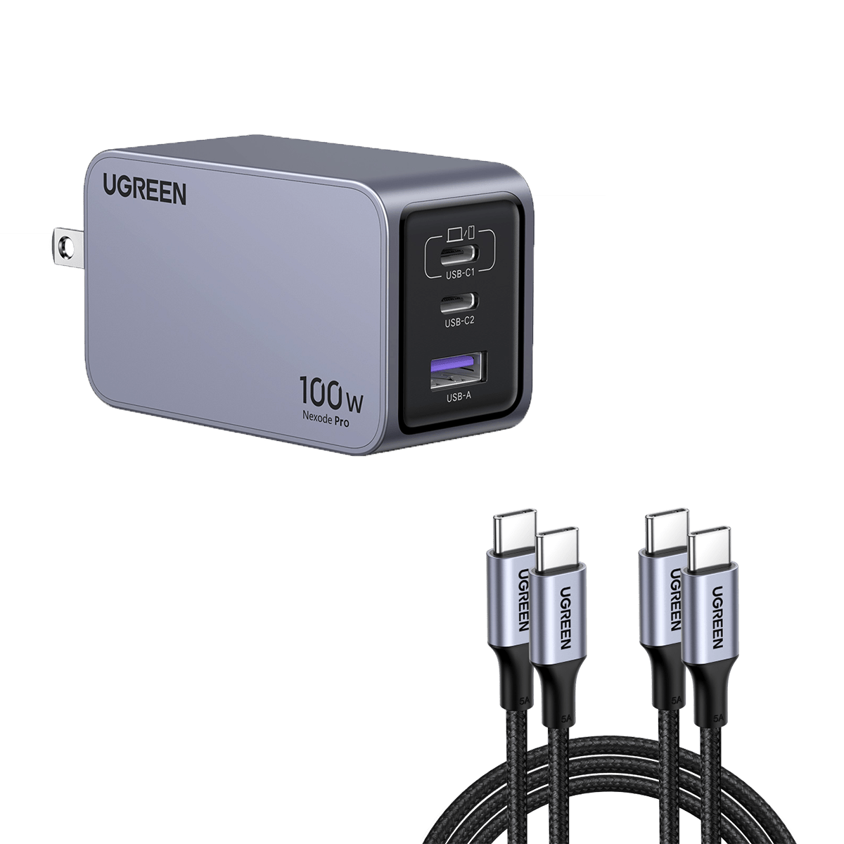 mousebows Nexode Pro 100W 3-Port GaN Fast iphone Charger
