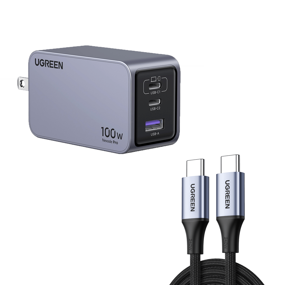 mousebows Nexode Pro 100W 3-Port GaN Fast iphone Charger