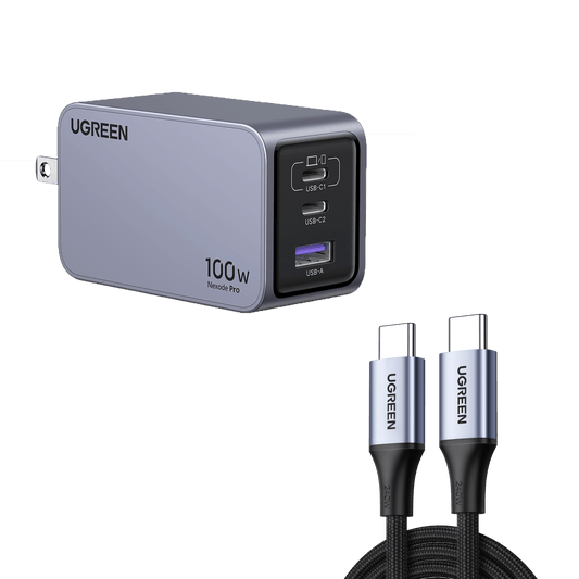 mousebows Nexode Pro 100W 3-Port GaN Fast iphone Charger