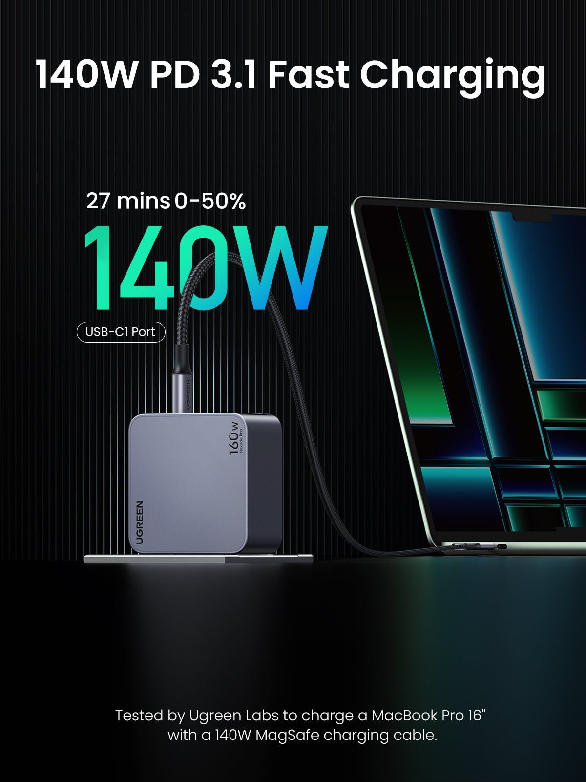 mousebows Nexode Pro 160W 4-Port Charger