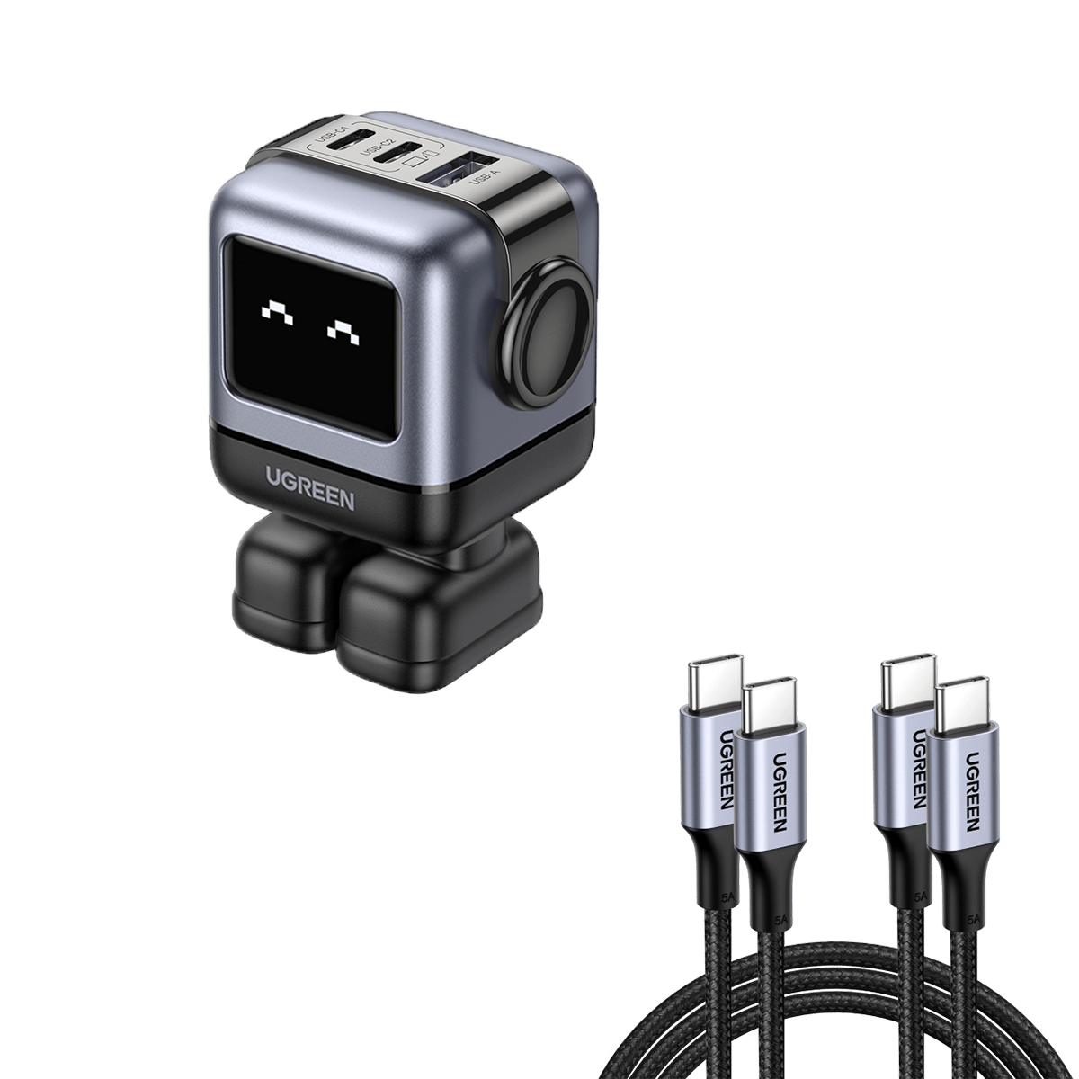mousebows Uno 65W 3-Port Charger