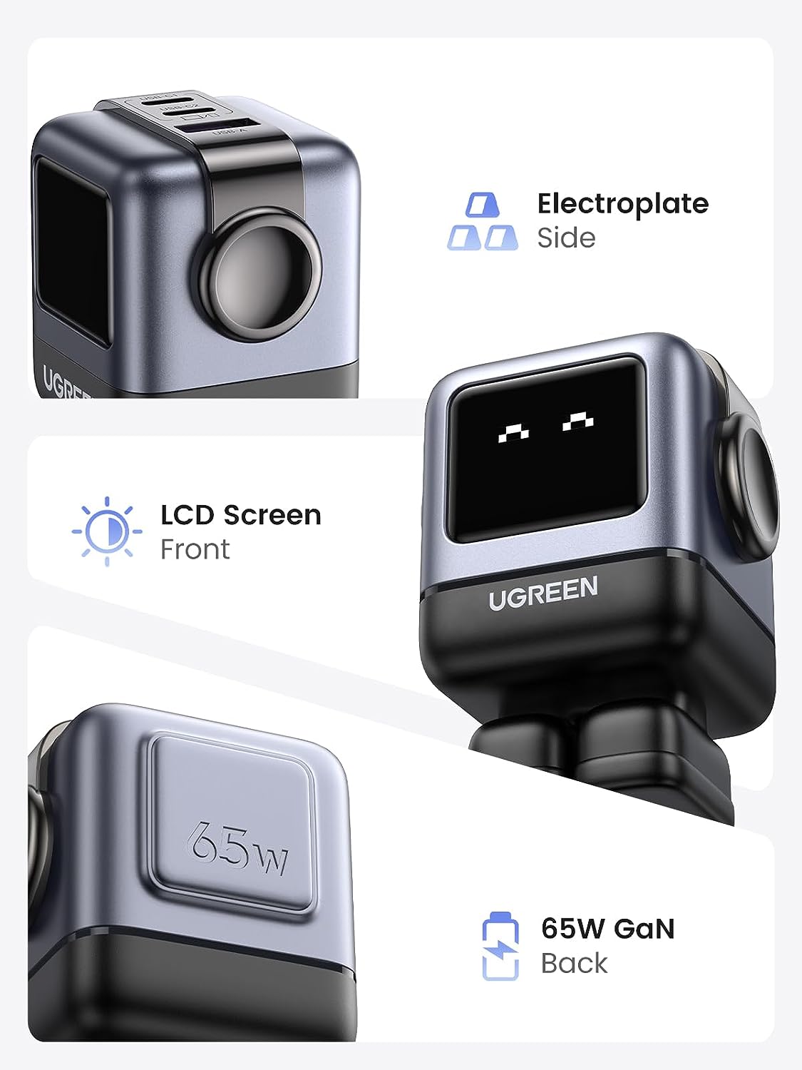 mousebows Uno Charger 65W Bundle (Black)