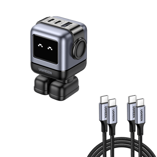 mousebows Uno Charger 65W Bundle (Black)
