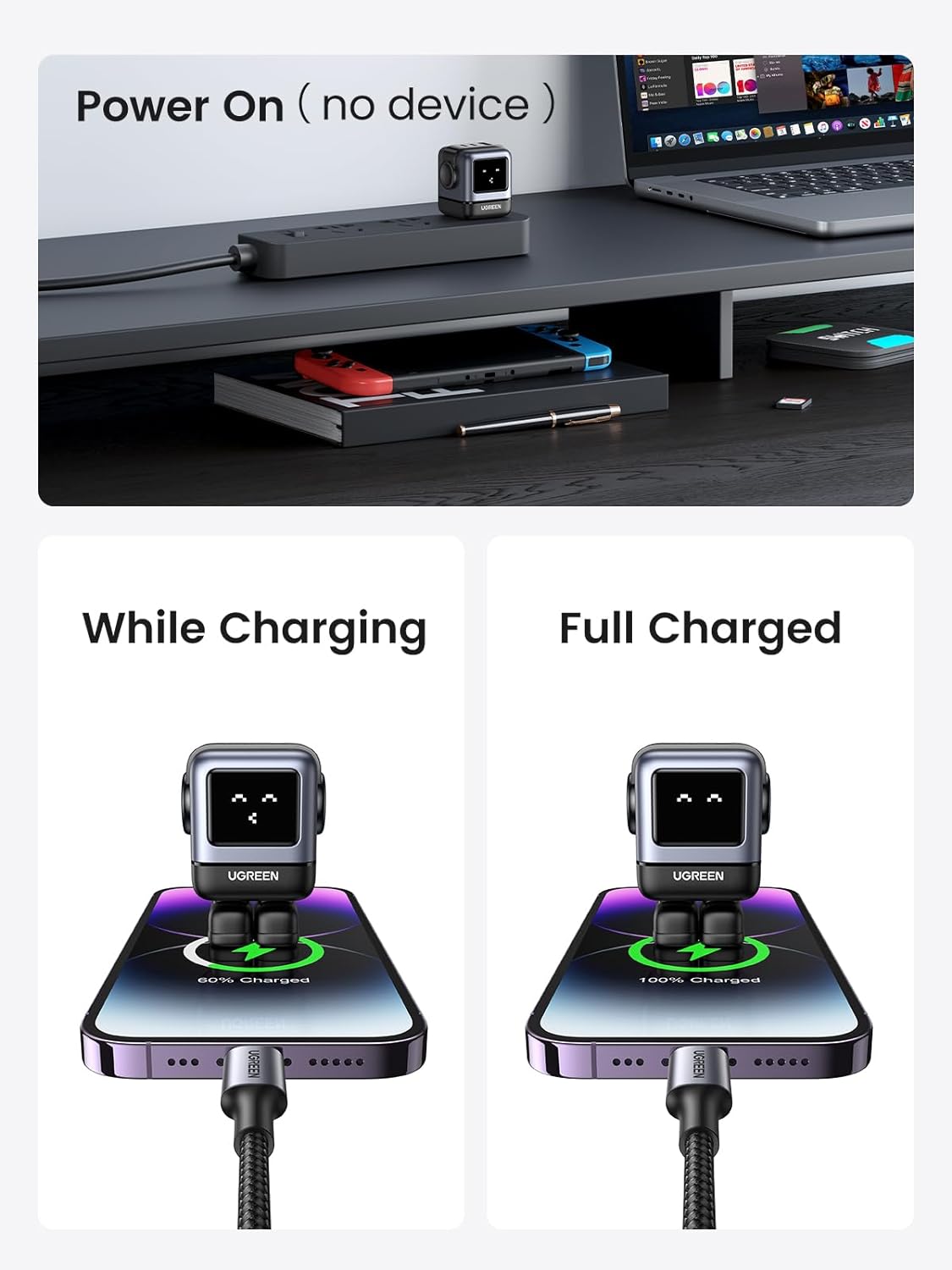 mousebows Uno Charger 65W Bundle (Black)
