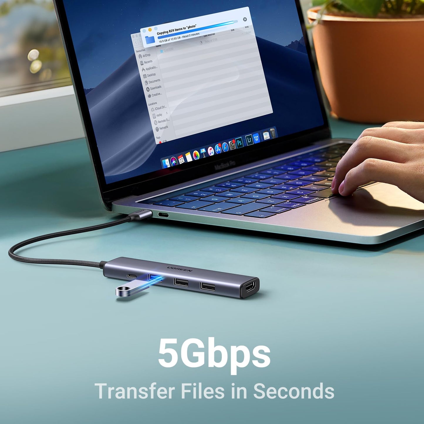 mousebows 5-in-1 USB-C Hub
