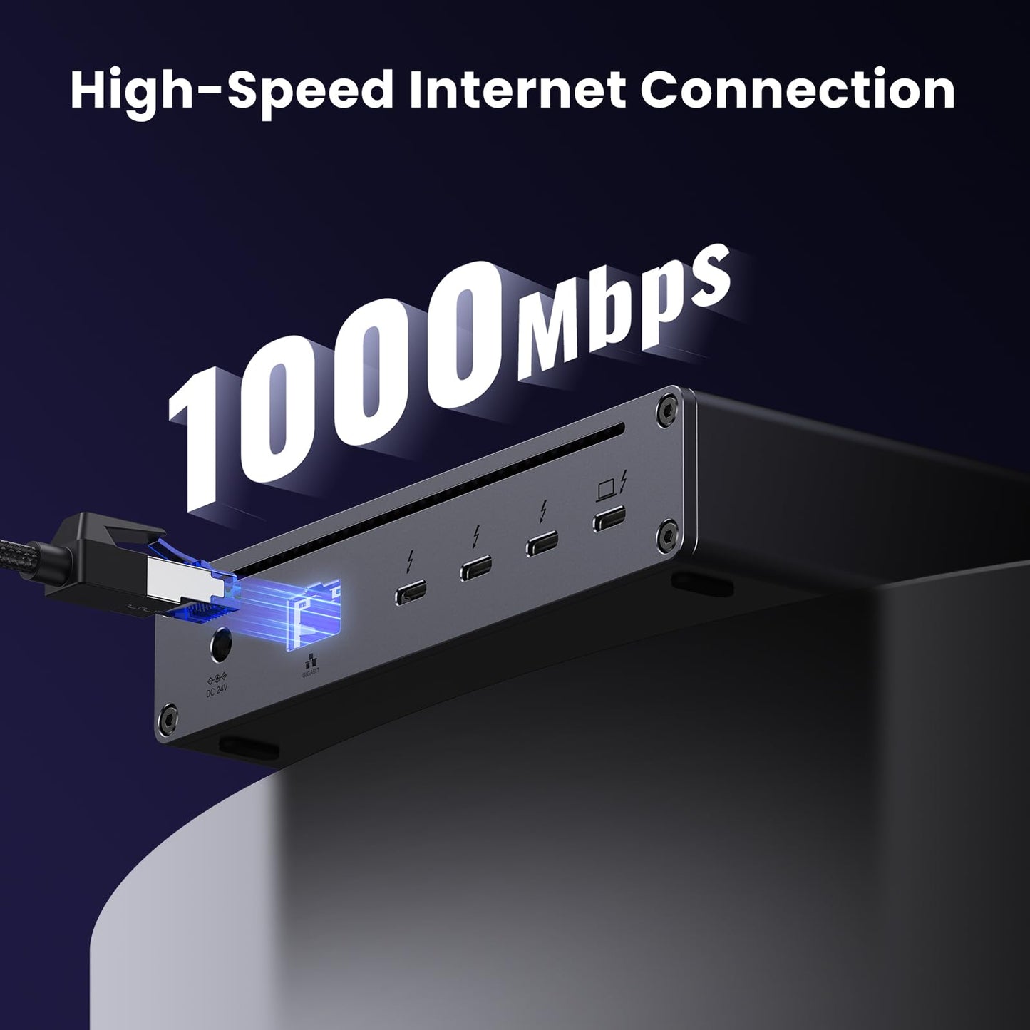 8-in-1 Thunderbolt Docking Station + USB-C Cable