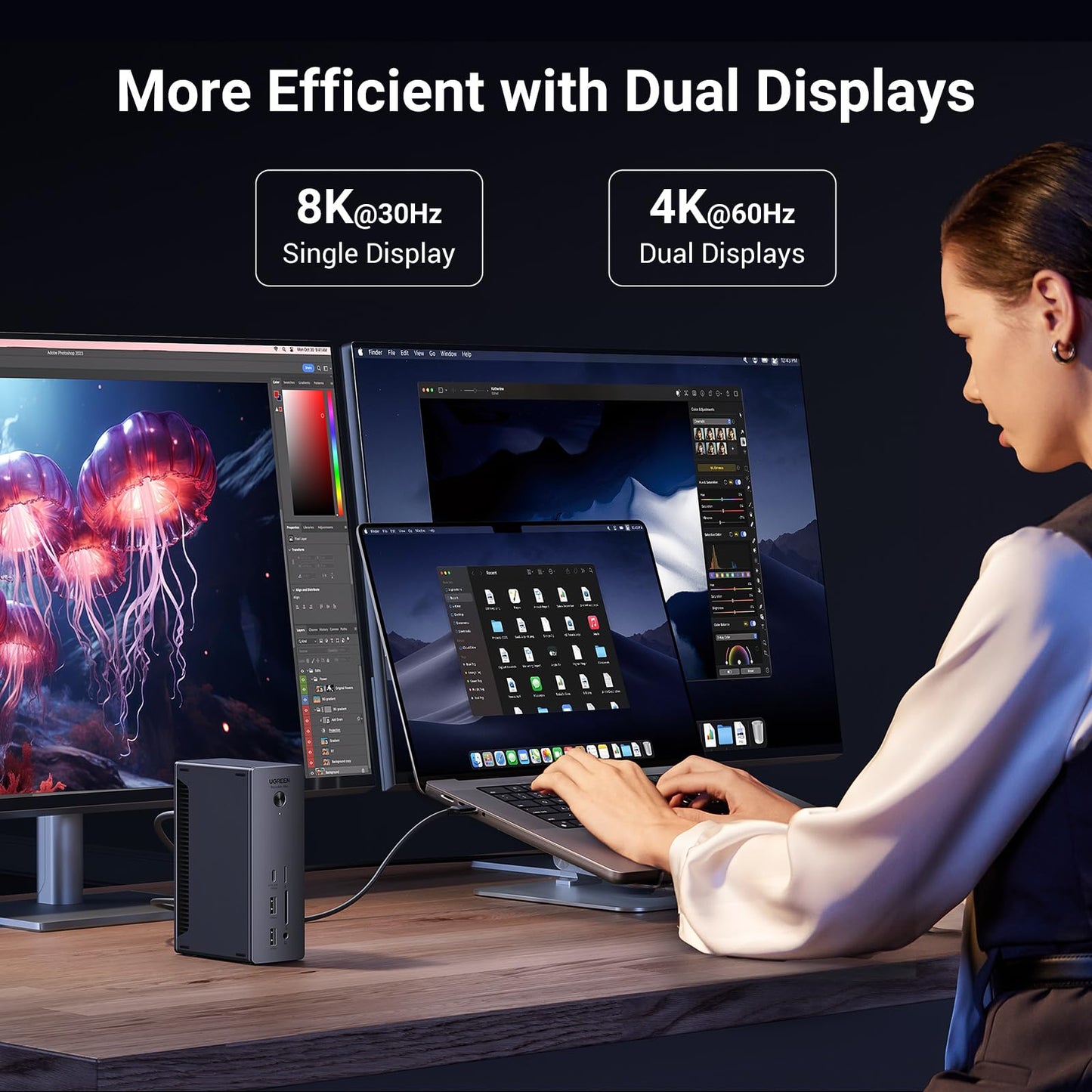 mousebows Revodok Max 13-in-1 Thunderbolt 4 Docking Station
