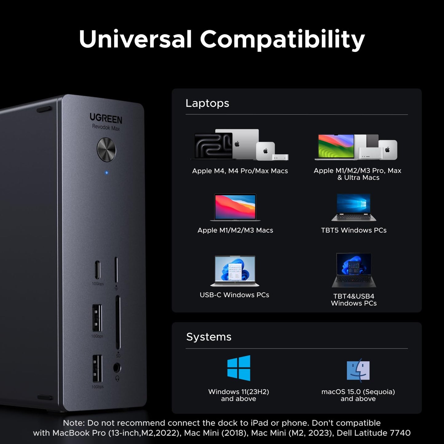 mousebows Revodok Max Thunderbolt 5 Docking Station