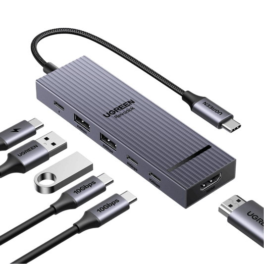 mousebows Revodok Pro 106 4K@60Hz 10Gbps USB-C Hub