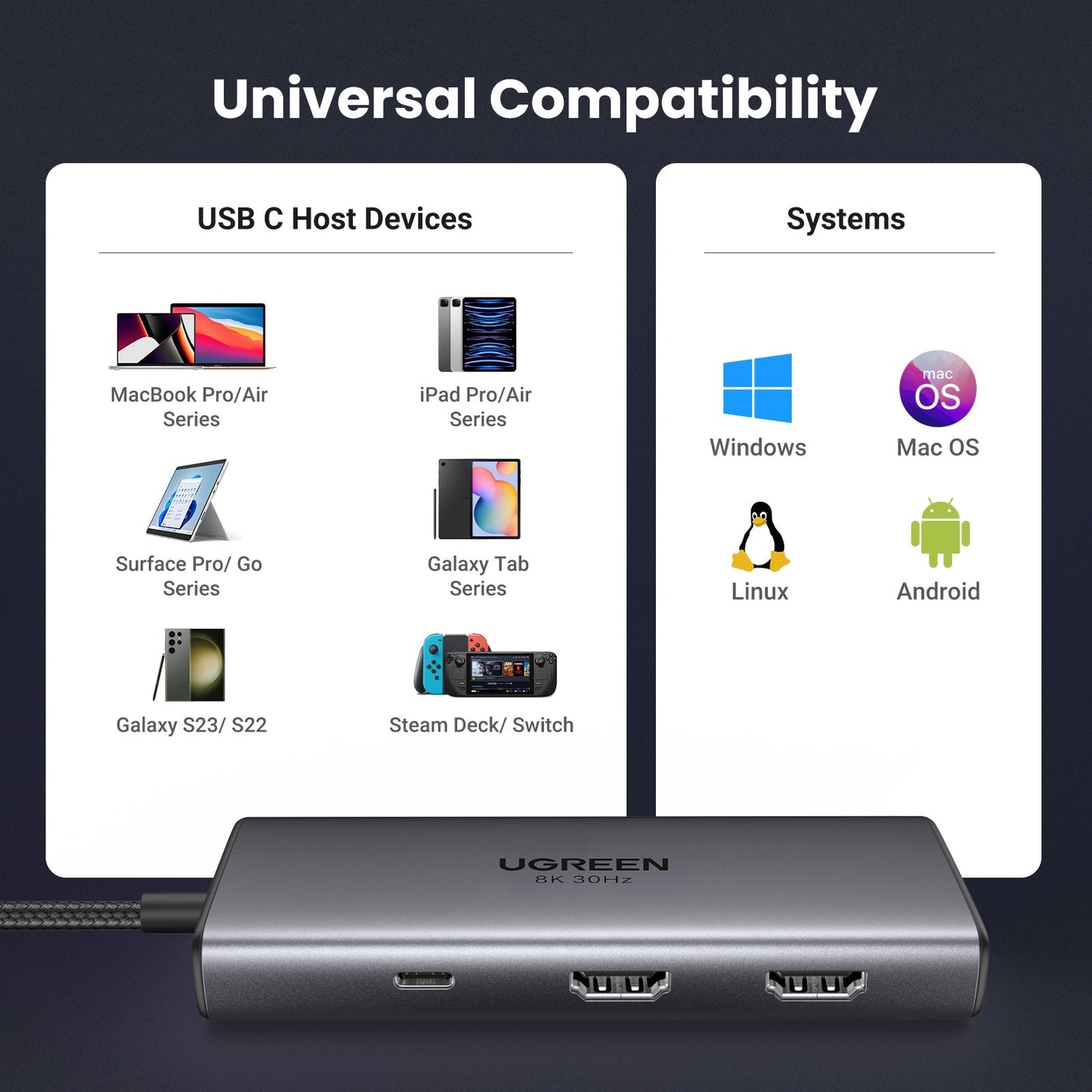 mousebows Revodok 206 6 in 1 USB-C Hub