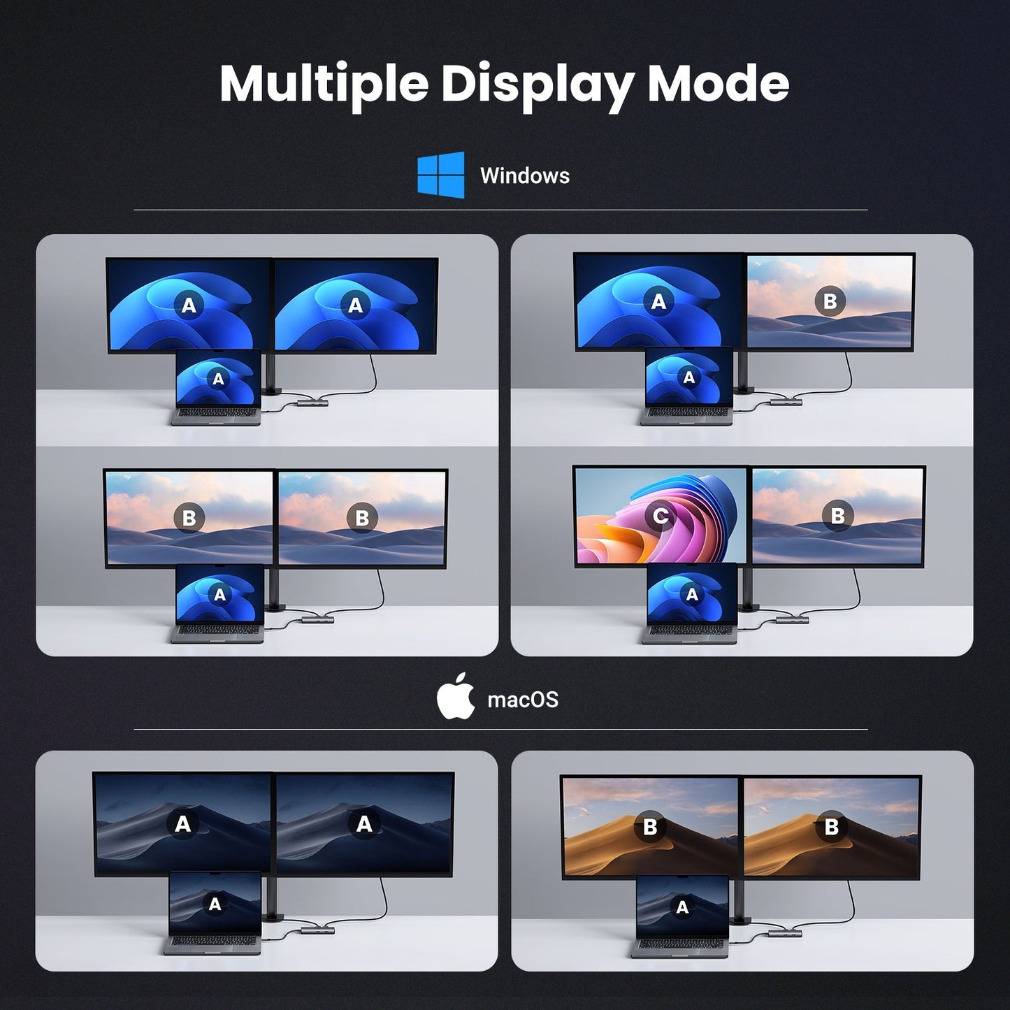 mousebows Revodok 206 6 in 1 USB-C Hub