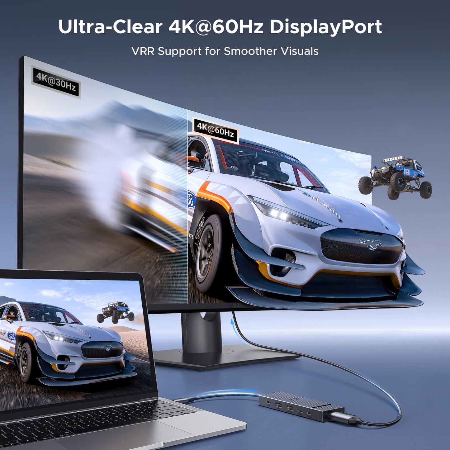 mousebows Revodok 6-in-1 USB-C Hub with 4K DisplayPort