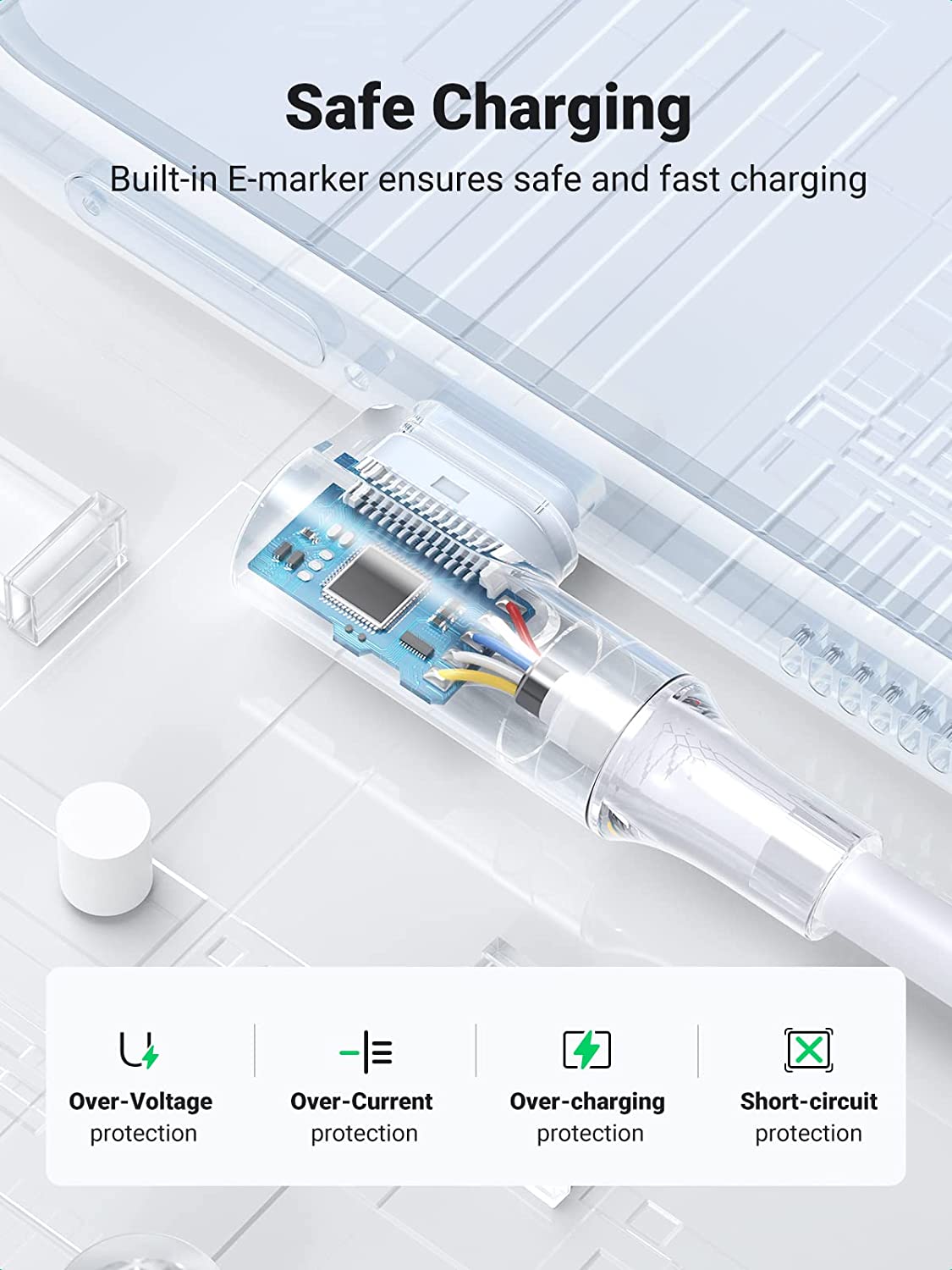 mousebows USB-C Cable (100W, 90 Degree)