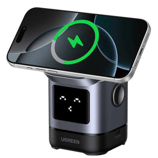 mousebows Uno 2-in-1 Magnetic Wireless Charger 15W