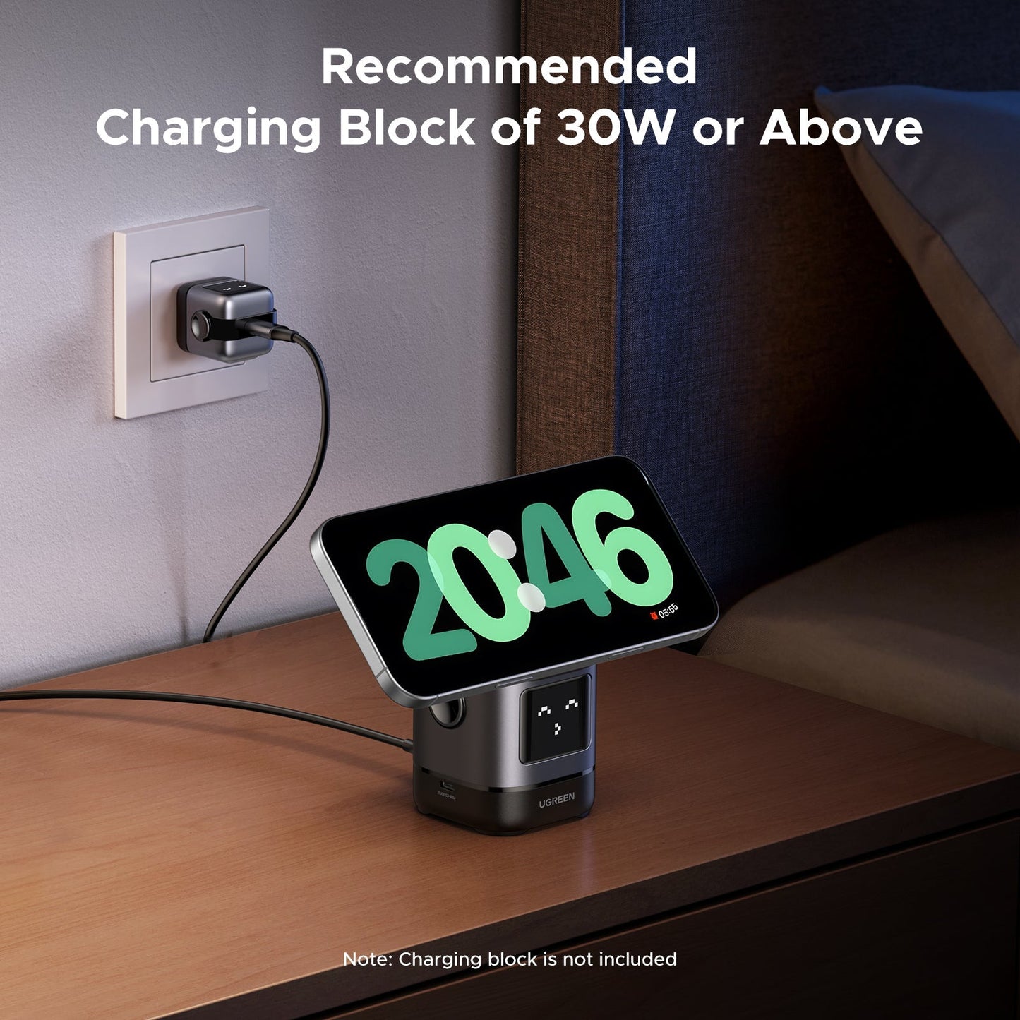 mousebows Uno 2-in-1 Magnetic Wireless Charger 15W