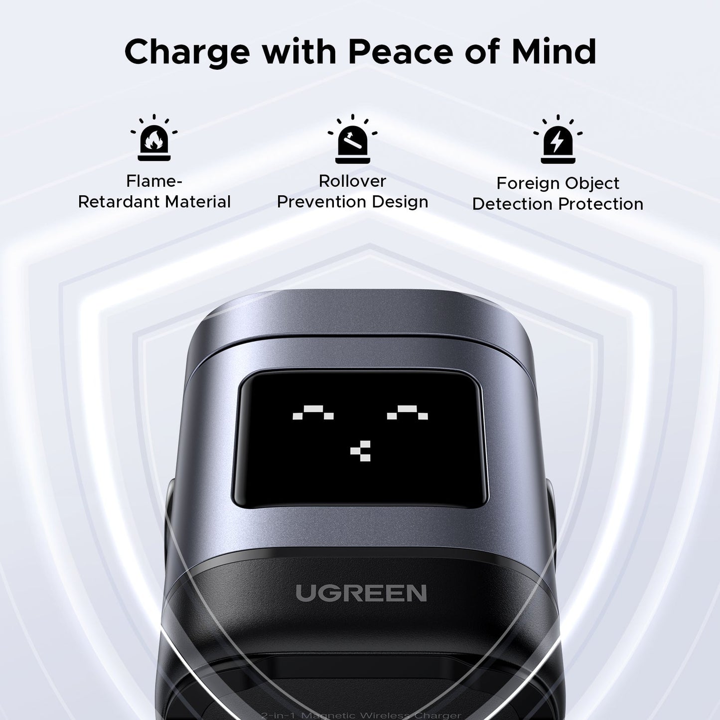 mousebows Uno 2-in-1 Magnetic Wireless Charger 15W