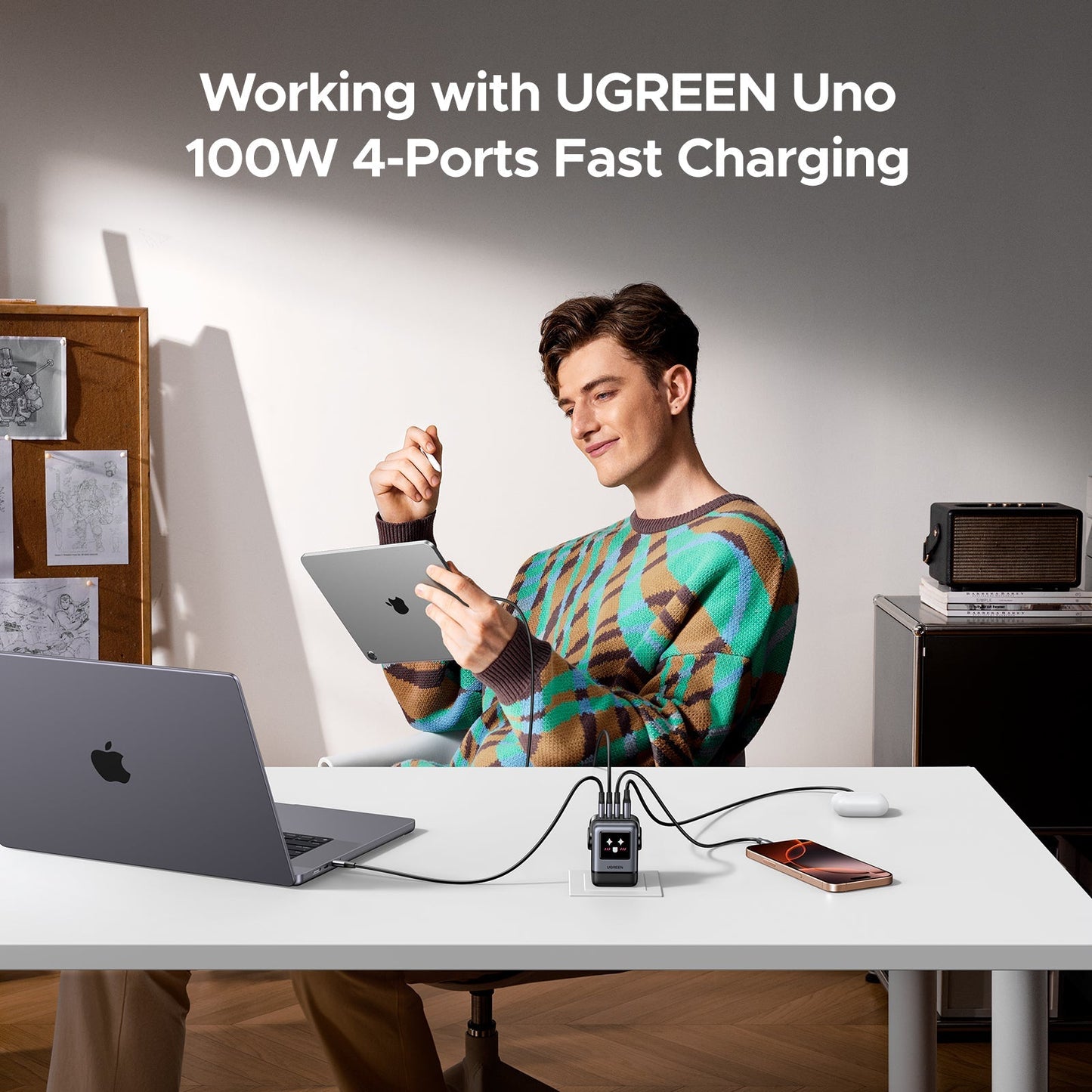 mousebows Uno 100W 4-Port Charger
