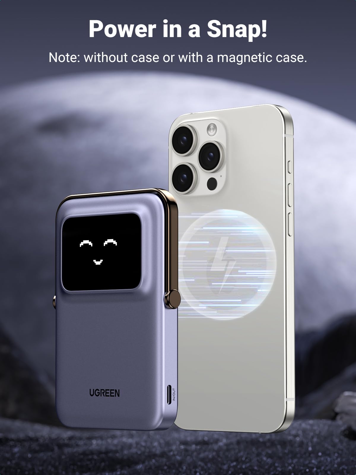mousebows Uno Magnetic Wireless Power Bank 5000mAh Qi 7.5W