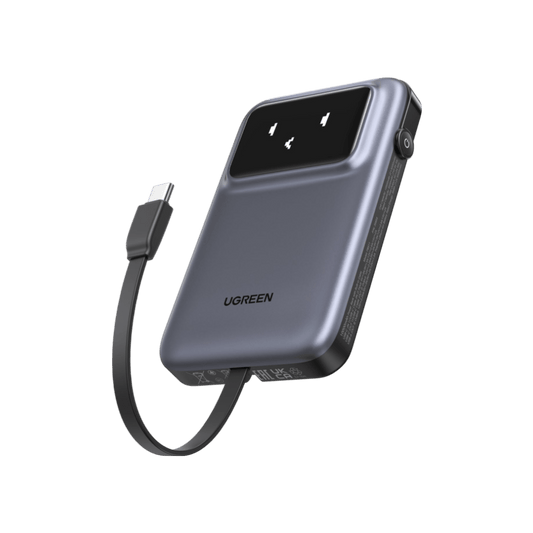 mousebows Uno Power Bank 10000mAh 30W with Built-in Cable