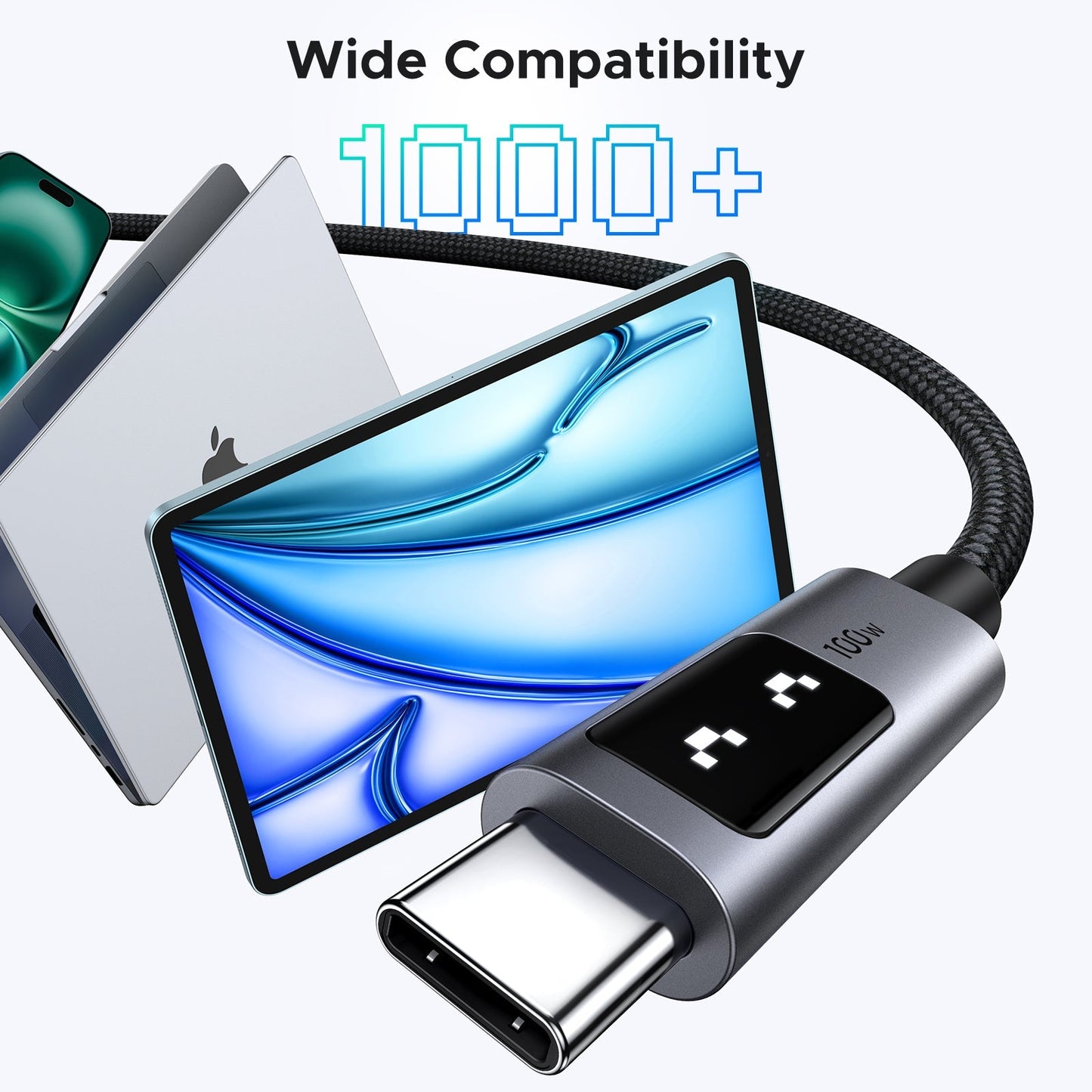 mousebows Uno USB-C to USB-C Cable 100W