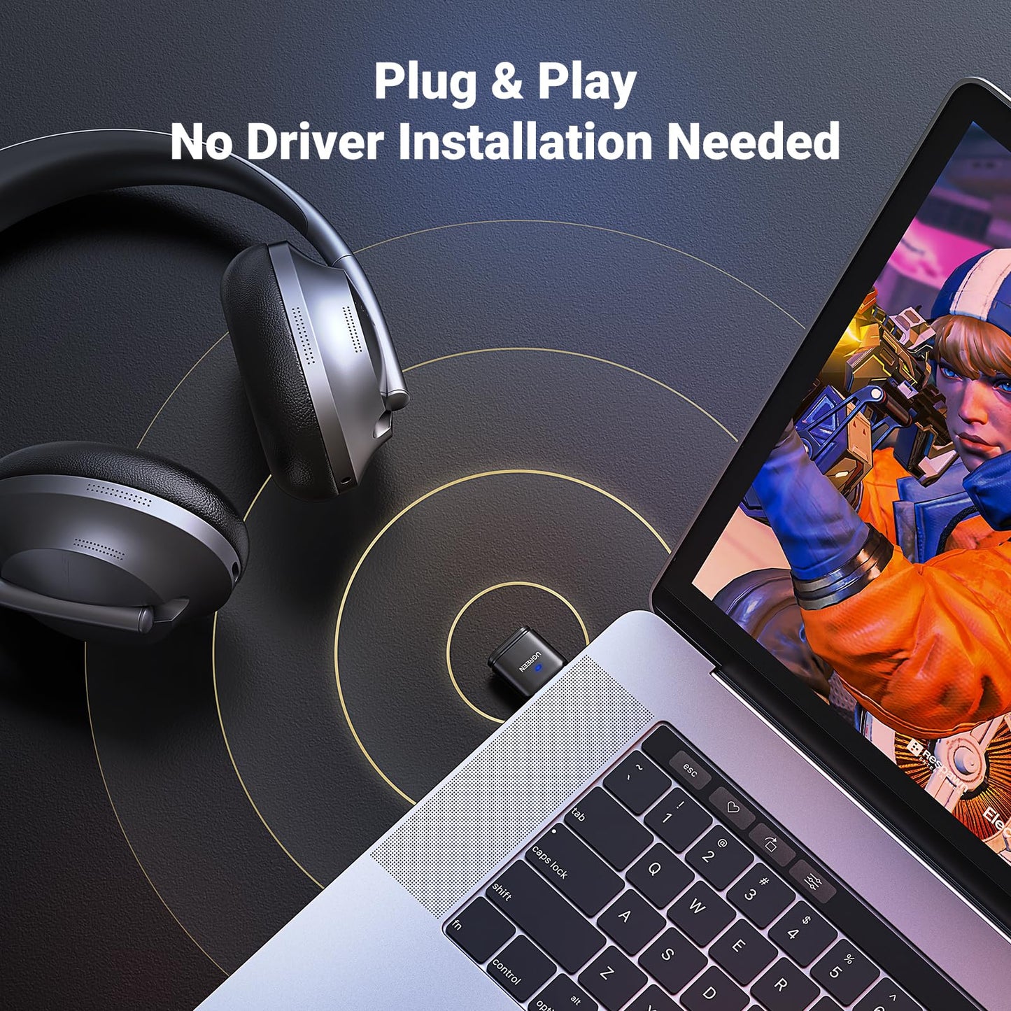 mousebows USB Bluetooth Audio Transmitter